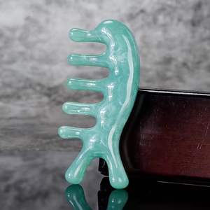 Peine de masaje de resina profesional para salón, herramienta para el cuidado del cabello, peinado y terapia relajante del cuero cabelludo - Product Image 1