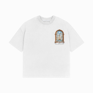 เสื้อยืดโอเวอร์ไซส์พรีเมียม 240 GSM ผ้าฝ้ายสีขาว เนื้อผ้านุ่ม ระบายอากาศได้ดี พิมพ์ลายกราฟิก โลโก้สั่งทำได้ เสื้อยืดผ้าฝ้าย 100% สำหรับผู้ชาย - Product Image 2