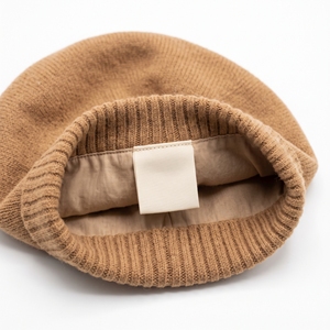 Women's Winter Ribbed Knit <b>Beret</b> Classic Warm Casual Hat OEM ODM Wholesale Factory Custom Logo Low MOQ - Product Image 4