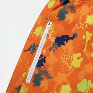 Wholesale Manufacturer Custom Sublimation Print Beach Swim <b>Shorts</b> With Pockets <b>Polyester</b> 5 Inch Inseam Men Swim Trunks - Product Image 6