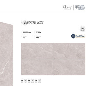 Azulejos de porcelana brillante de alta gama para pisos y paredes, tamaño 800x1600, 1200x1800, 750x1500 mm, azulejos de gran formato para interiores modernos - Product Image 1