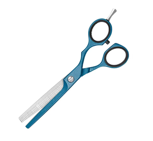 Tijeras de Peluquería Profesionales de Acero Inoxidable, Ligeras, Negras y Rojas, para Adelgazar el Cabello, para Uso en Salones de Belleza - Product Image 3