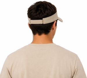 Unisex Sports Visor <b>Hat</b> Premium Breathable Adjustable Comfortable <b>Flat</b> Brim Adjustable Outdoor Comfortable Material Visor <b>Hat</b> - Product Image 2