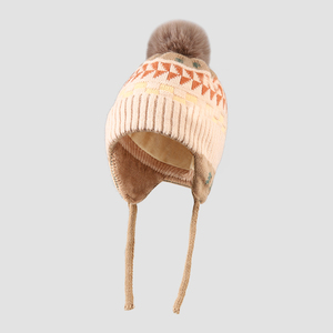Gorro de Punto Jacquard Personalizado con Logotipo para Niños, Gorro de Invierno Unisex Estilo Urbano - Product Image 5