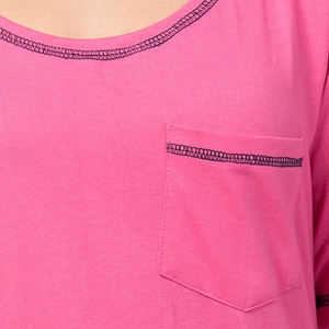 Ensemble 2 pièces pour femme, t-shirt et short au-dessus du genou, motif à carreaux vintage, mélange polyester/coton, séchage rapide et écologique - Product Image 6