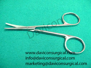 Lames de ciseaux strabisme incurvées B/B de 3Cm à partir du ruban à vis moyenne poignée de Style 4.1/4 pouces - Product Image 5