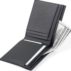 Cartera de Cuero de Color Sólido de Alta Calidad en Venta en Línea, Servicio OEM/ODM, Precio con Descuento - Product Image 3