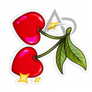 Porta Pestañas Acrílico con Diseño de Cereza y Corazón, con Imanes, Impresión de Logotipo Personalizado, Diseño Brillante de Cereza - Product Image 4