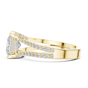 Anillos de Boda Clásicos de Dos Piezas, Oro Sólido de 14K, Diamante Cultivado en Laboratorio IGI de Corte Princesa de 1.5 CT, Regalo de Aniversario - Product Image 2