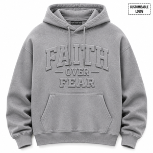 Best Selling <b>Three</b>-dimensional 3D Embossed Winter Hoodie Custom Logo Pure Cotton Circle Thick Embroidery Oversized Streetwear - Product Image 6