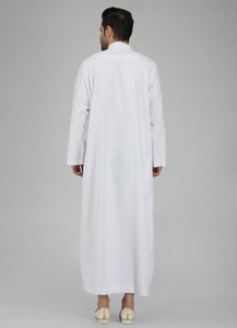 <b>Men</b> Juba Long Sleeve Muslim Islamic Robe Traditional Clothing Comfortable Modest Loose Fit Breathable Material - Product Image 2