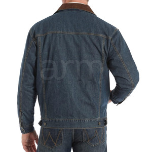 Veste en jean pour homme à col rabattu, couleur et taille personnalisées, respirante, légère, pour l'hiver, à usage extérieur - Product Image 2