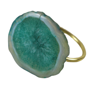 Anneau de serviette en pierre d'agate au design vintage de haute qualité, personnalisable pour la décoration de table à manger à la maison, à l'hôtel et lors de fêtes, en stock - Product Image 4