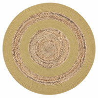 Bestpreis Star Hometex Rechteckiger Jute-Baumwoll-Geflochtener Teppich Moderner Stil Natürliche Farbe Rutschfest Mittellanger Flor Waschbar für Schlafzimmer