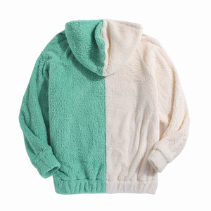 Oem Style Men's Customized Oversized <b>sherpa</b> Hoodies 100% Cotton Soft Casual Wear SOLID Plain <b>sherpa</b> Pullover Hoodies - Product Image 5