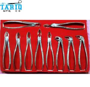 Nuevo Kit de Fórceps Manuales Reutilizables para Extracción Dental, Instrumentos de Cirugía Oral de Acero Inoxidable, por TARIQ MFG CO - Product Image 1