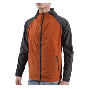 Vestes de randonnée imperméables en toile à fermeture éclair, fines, respirantes et coupe-vent pour hommes, personnalisables, prix de gros abordable, best-seller - Product Image 6