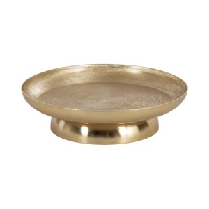 ถาดทองเหลืองทรงกลม ดีไซน์มินิมอล ชุบทอง บรรจุภัณฑ์ชิ้นเดียว - Product Image 4