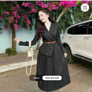 ชุดเซ็ตสองชิ้นสำหรับฤดูร้อน ผ้าฝ้ายทรงเข้ารูป คอปกเสื้อแบบไม่ติดกระดุม สวมใส่สบาย เป็นมิตรกับสิ่งแวดล้อม ซักได้ บรรจุภัณฑ์แบบกำหนดเองได้ - Product Image 5