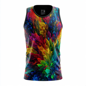 V-Neck Football Sublimation Vest Jersey 100% Polyester Football Training Singlet Tops Custom Sublimation Sleeveless Tank Tops - Product Image 4