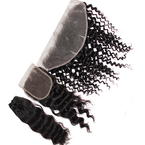 ผมแท้ Remy ราคาถูก พร้อมชิ้นส่วนปิดผมแบบ Skin Part 3 มัด รวมผมต่อแบบ Brazilian Hair Weaves และชิ้นส่วนปิดผม - Product Image 1