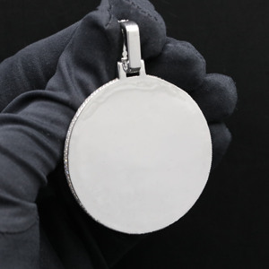 Pendentif Moissanite de Luxe Personnalisé en Acier Inoxydable avec Cadran à Chiffres Romains et Boîtier Octogonal Style Hip Hop, avec Chaîne Entièrement Sertie de Pierres - Product Image 2
