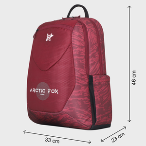 กระเป๋าเป้สะพายหลังสำหรับใส่แล็ปท็อป Arctic Fox Samurai Tawny Port พร้อมพอร์ต USB กระเป๋าเดินทางแบบพกพาทำจาก PU สำหรับสำนักงานและวิทยาลัย - Product Image 6