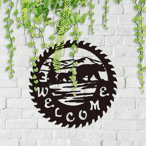 CIFbuy Scultura Orso Gotico in Metallo, Statua Animale per Arredamento Casa, Soggiorno, Halloween, Natale, Decorazione Murale, Servizio di Ritiro - Product Image 2