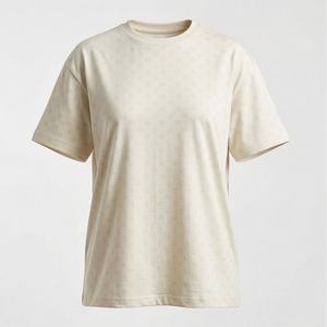 เสื้อยืดปักลายสำหรับผู้หญิง ปรับแต่งได้ ผ้าคุณภาพดี พร้อมลายปักตามสั่ง สวมใส่สบาย แฟชั่นลำลอง เนื้อผ้านุ่ม - Product Image 1