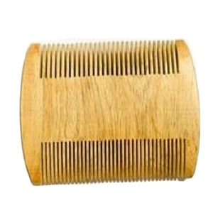 Peigne en bois de santal double face avec logo personnalisé Poignée PC portable de la plus haute qualité pour salon à domicile Voyage Hôtel Utilisation - Product Image 3