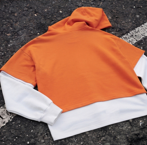 เสื้อฮู้ดดี้ผู้ชายแบบสองชั้นประดับเพชรเทียม ผ้าฟลีซ 400 GSM ทรงหลวม สไตล์สตรีทแวร์สำหรับฤดูหนาว เสื้อฮู้ดดี้ 3 ชั้น - Product Image 4