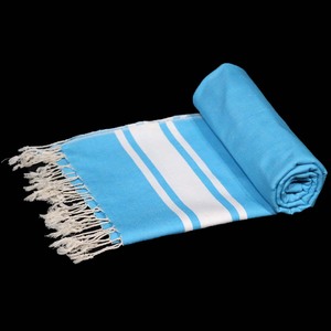 Exportateur indien de serviettes Fouta de haute qualité, serviettes Fouta turques rayées promotionnelles, serviettes turques en coton Hammam. - Product Image 4