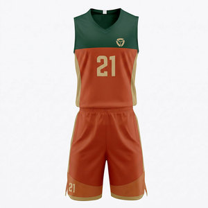 Tenue de basketball professionnelle pour hommes avec design personnalisé, maille respirante, coupe confortable pour clubs, écoles et équipes sportives - Product Image 1