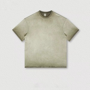 ผู้ผลิตเสื้อยืดแบบสั่งทำพิเศษ ล้างสีแบบแอซิดวอช เสื้อผ้าสตรีทแวร์ผ้าฝ้ายทันสมัย ป้ายกำกับสั่งทำ บริการส่งออกขายส่งสำหรับแบรนด์แฟชั่น - Product Image 6