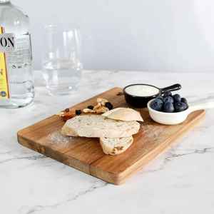 Planche à découper rectangulaire en bois massif pour la maison, ensemble de planches à découper en bambou pour le fromage, la viande, la pizza, les fruits dans la cuisine - Product Image 4