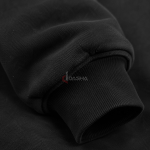 Sweat à capuche en molleton French Terry délavé pour homme, coupe oversize à épaules tombantes, personnalisable avec logo OEM - Product Image 5