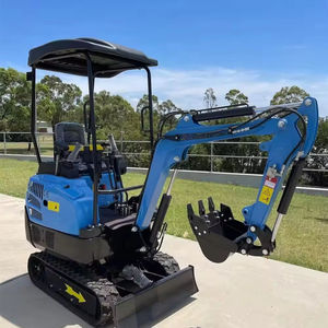 Excavadora Compacta Usada de 3 Toneladas, Color Amarillo, con Rotación de 360 Grados y Orugas de Goma para Jardinería Residencial de Precisión - Product Image 1