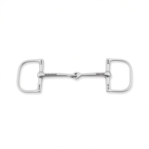 TM STARTECH Racing Dee Bits en acier inoxydable 12.5, mors à gilettes articulées simples pour chevaux de baril, équipement équestre pour cavaliers et jockeys - Product Image 2