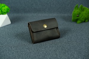 Porte-cartes minimaliste unisexe de qualité supérieure, fin, léger, imperméable, élégant, compact, pour tous les jours, avec poche avant en microfibre - Product Image 2