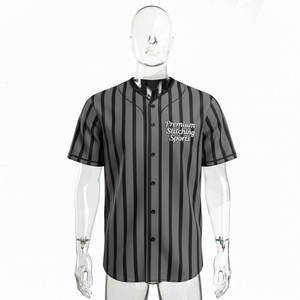 Service OEM, conception d'uniformes de baseball, vente en gros, jersey de baseball pour hommes 100% polyester - Product Image 1