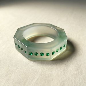 Pulseras de Resina Tradicionales Hechas a Mano para Mujer, Colección de Accesorios de Moda Étnica con Toque de Cristal - Product Image 2