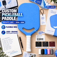 Raquette de pickleball personnalisée, logo personnalisé, marque privée, OEM, ODM, sans bordure, à gorge ouverte, en fibre de carbone, fabricant en gros, commande en gros