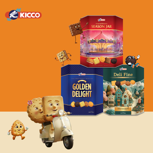 [Combo] Galletas de Crema con Sabor a Chocolate y Café, Certificadas Halal de Malasia, Selección Premium - Product Image 2