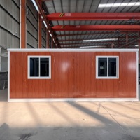 Maisons préfabriquées modernes à 2 chambres, luxe Pakistan, installation facile, maisons conteneurs 20 pieds, mini-maisons préfabriquées