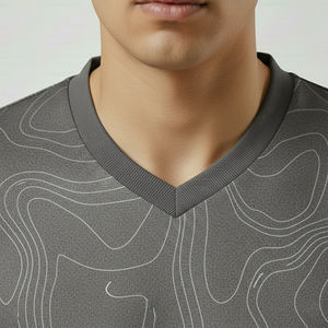 Conjunto de Camisetas de Fútbol de Poliéster Sublimado con Logotipo Frontal Personalizado, Ropa Deportiva Transpirable de Secado Rápido - Product Image 5