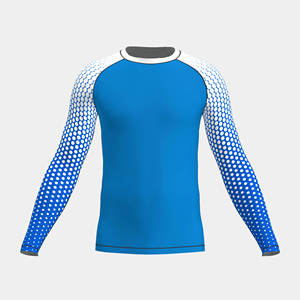 Nouveauté : Rashguard personnalisé respirant en polyester/nylon pour hommes, manches longues, imprimé MMA, fabriqué au Pakistan - Product Image 3