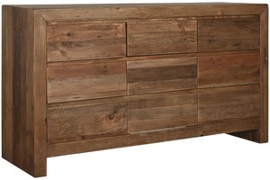 Aparador Moderno Modular Ecológico y Duradero de Madera de Teca Sólida Hecho a Mano con Puerta Corredera para Almacenamiento en Hoteles y Salas de Estar - Product Image 4