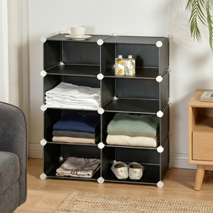 Black Friday <b>Shelf</b> Wholesale Taiwan Household Storage Manufacturer PP Modern Cube Kids Toy Adjustable Folding Storage Cube - Product Image 5