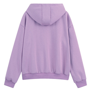 Chándal Ligero con Capucha para Hombre, de Algodón, con Estampado de Dibujos Animados, Corte Regular, Largo, con Bolsillos Laterales, Estilo Urbano, Lavado Ácido, para Invierno - Product Image 3