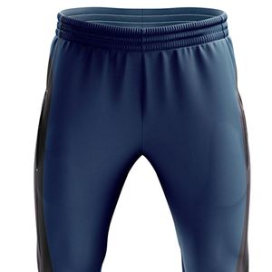 Uniforme de cricket pour hommes bleu marine et turquoise, polo en jersey, pantalon assorti, manches courtes, vêtements d'équipe, tenue de jeu athlétique - Product Image 4